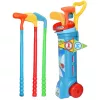 LEAN TOYS golfsetset met trolley, clubs, veldsportspel, 20-delige