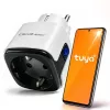 QOLTEC smart WiFi-stopcontact 16A met energiebewaking en timer