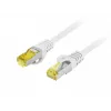 Lanberg PCF6A-10CU-2000-S Cat.6A S/FTP LSZH koperen patchkabel 20m grijs Fluke Passed