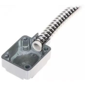 DELTA ATLO-KP-11X400 metalen kabelbeschermhoes, roestvrij staal, zilver