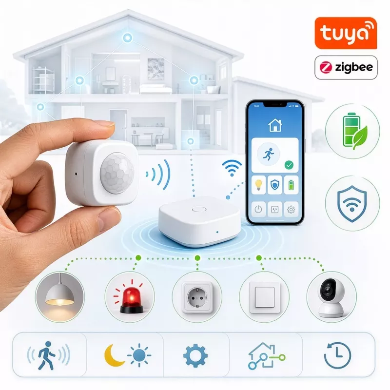 GREENBLUE Tuya Zigbee bewegingssensor GB740