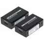HDMI-extender via ethernet 4K 60m mini zender-ontvanger-set