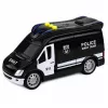 LEAN TOYS SWAT speciale eenheid politieauto bus met licht en geluid, schaal 1:32, pull-back-actie, die-cast metaal