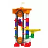 LEAN TOYS constructieblokken ruimtebaan voor ballen tunnel bont 3D 85 delen
