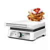 MPM MGO-41 wafelijzer 1600W wit – Belgisch wafelijzer met antiaanbakplaten