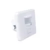 MACLEAN MCE18 PIR-bewegingsmelder met geluidsdetectie, wandmontage, 160°, 1200W, wit