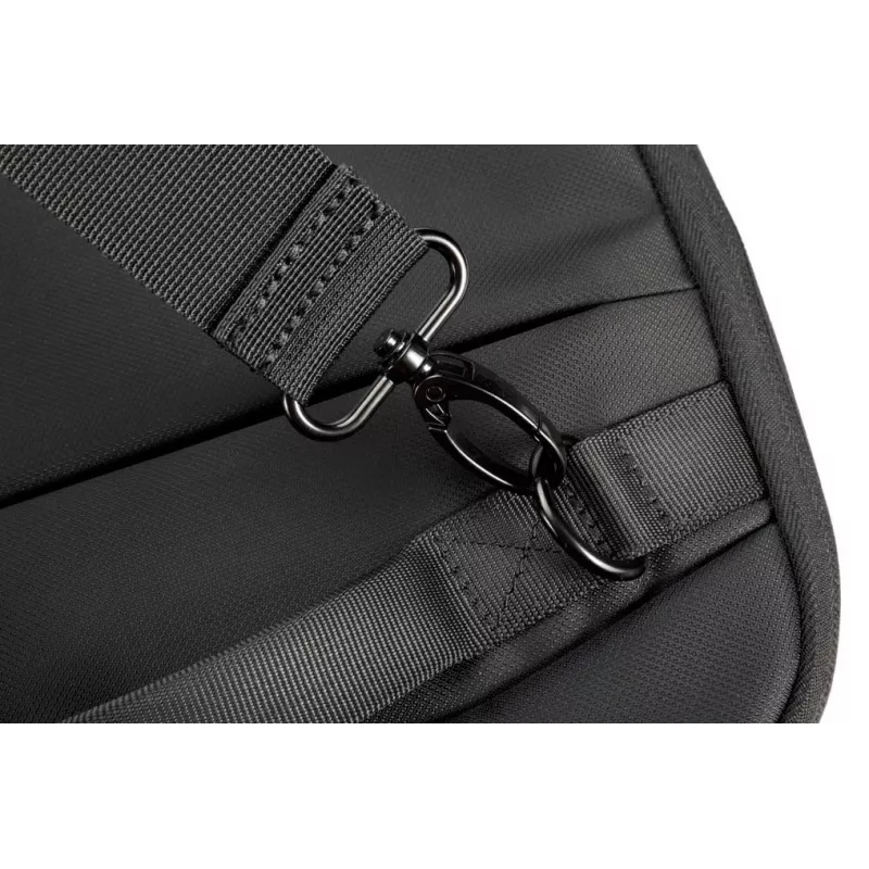 MODECOM Split 15 laptoptas 15,6 inch zwart polyester aktetas met verstelbare schouderband
