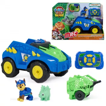 Paw Patrol: De Dino-Film - Chase RC dino-reddingsvoertuig van Spin Master