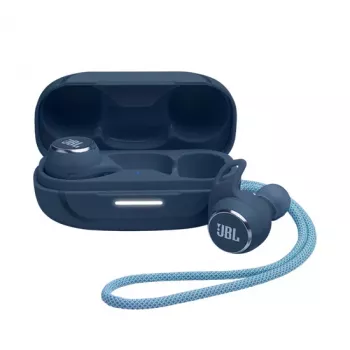 JBL Reflect Aero True Wireless in-ear-koptelefoon met adaptieve ruisonderdrukking - blauw