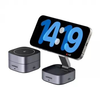 UGREEN W256 20W USB-C wandlader met 1m USB-C naar USB-C kabel - zwart