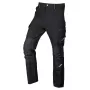 NEO TOOLS Mix&Match 4-way stretch werkbroek, zwart-groen, maat S