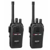 LEAN TOYS Walkie-talkie USB-ruisonderdrukking zwart 200M bereik