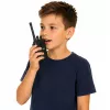 LEAN TOYS Walkie-talkie USB-ruisonderdrukking zwart 200M bereik