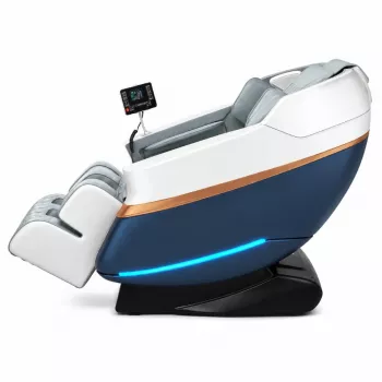 EXTRALINK 3D Zero Gravity massagestoel wit-blauw