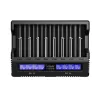 XTAR VC8S USB-C SET Batterijlader, 3,7V/1,2V