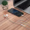 DUDAO X14ProT in-ear-koptelefoon met USB-C-aansluiting, 1,2 m kabel, wit