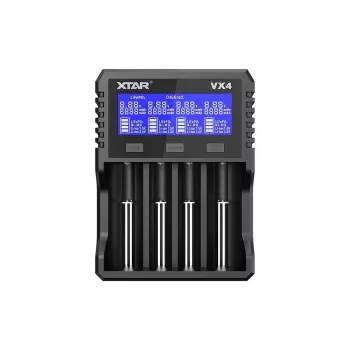 XTAR VX4 V2 KT Li-ion/LiFePO4/Ni-MH 18650 acculader
