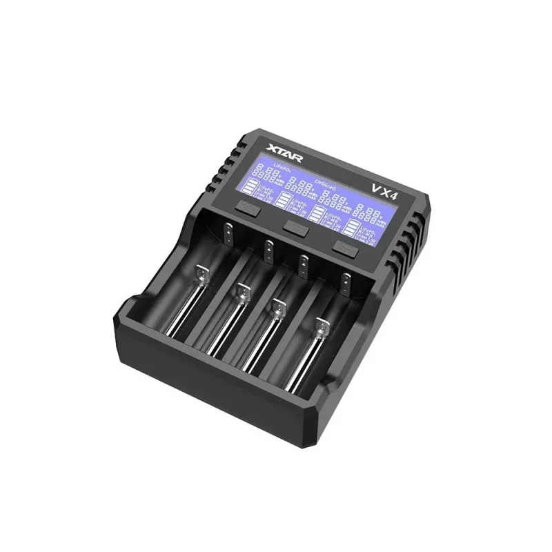 XTAR VX4 V2 KT Li-ion/LiFePO4/Ni-MH 18650 batterijlader