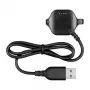 Garmin Forerunner 20/25 oplaadklem datakabel - 1m USB-A naar propriëtaire klem, zwart