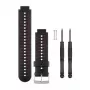 Garmin Forerunner 235 horlogeband, zwart/marsalarood (010-11251-90)