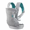B-KIDS Infantino 4-in-1 omvormbare babydrager, grijs, 3,6–14,5 kg, JPMA-gecertificeerd, met afneembaar Wonder Cover™ slabje