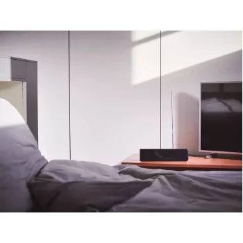 Philips SDV5225/12 binnenantenne voor tv met instelbare versterking, 1,8 m coaxkabel, 75 Ohm, 3G/4G-filter, DVB-T/T2