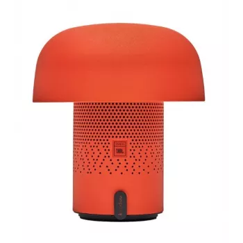 KOODUU Sensa Play draagbare Bluetooth-luidspreker met dimbare RGB-LED-lamp, IPX4 spatwaterbescherming, TWS-koppeling, USB-C, oranje