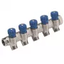 Caleffi 5R Series thermostatische mengklep 3/4 inch NPT ingang x 1/2 inch NPT uitgang, loodvrij messing, ASSE 1017