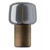 KOODUU Serena Play draagbare LED-lamp met Bluetooth-luidspreker Bruin