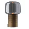KOODUU Serena Play draagbare LED-lamp met Bluetooth-luidspreker Bruin