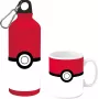 Pokemon aluminiumfles 500ml met keramische beker set