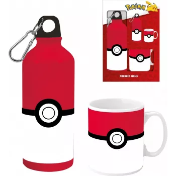 Pokemon aluminiumfles 500ml met keramische beker set