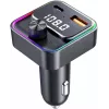 SENCOR SWM 3000 Bluetooth FM-transmitter met USB-A QC3.0, USB-C PD 3.0, MP3-weergave, handsfree, Siri & Google Assistant