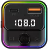 SENCOR SWM 3000 Bluetooth FM-transmitter met USB-A QC3.0, USB-C PD 3.0, MP3-weergave, handsfree, Siri & Google Assistant