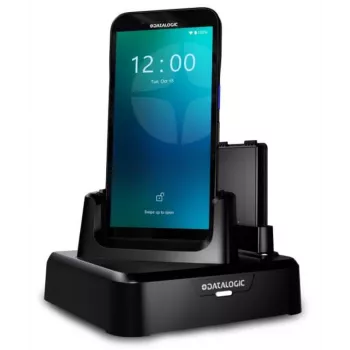 Datalogic Single Slot Dock laad-/datastation Ethernet+USB C met reserveaccu - vereist