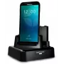 Datalogic Single Slot Dock laad-/datastation Ethernet+USB C met reserveaccu - vereist
