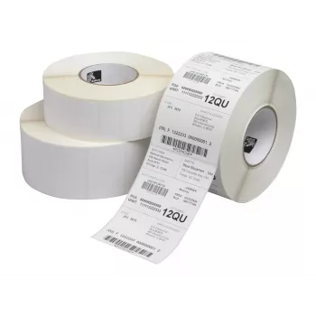 Zebra Z-Perform 1000T - wit - papier - thermotransfer - permanent - vierkant