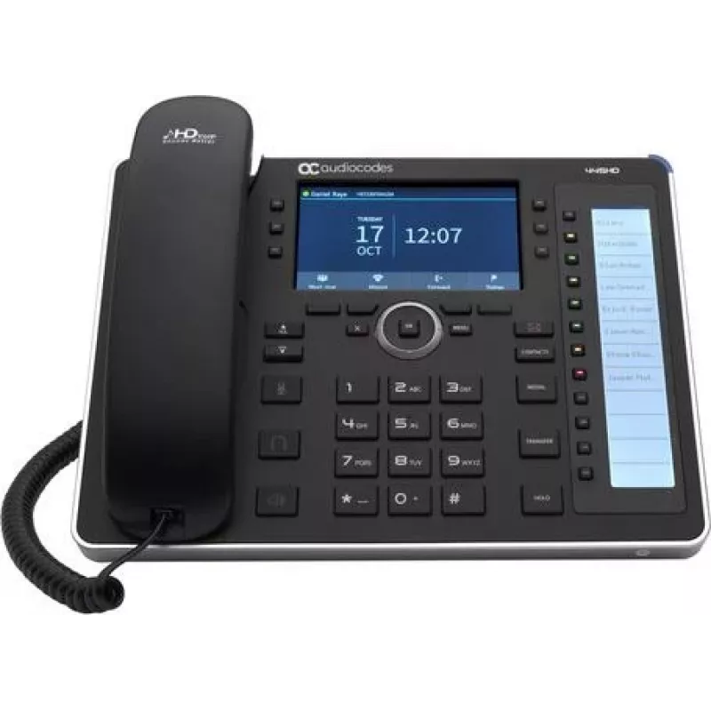 AudioCodes 445HD - VoIP-telefoon met nummerweergave/wisselgesprek
