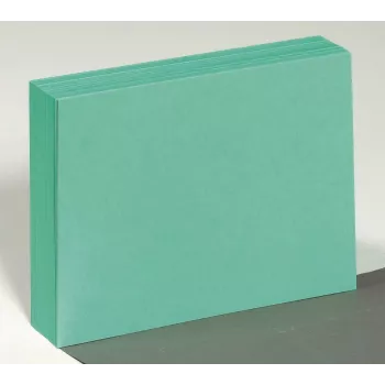 3rd Party 100 kaartjes DIN A5 groen blanco