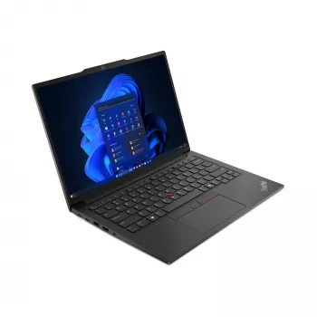 Lenovo ThinkPad E14 Gen 6 Ryzen™ 5 7535U 256GB SSD 16GB 14 WUXGA (1920x1200) IPS WIN11 Pro ZWART toetsenbord met achtergrondverlichting FP-reader 1YW