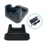 Unitech HT330 1-slot USB-laadstation met extra accuvak. Inclusief netvoeding. _x00D_