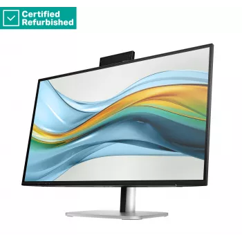 RENEW GOLD HP 527pm Series 5 Pro QHD conferentiemonitor - 27 2560x1440 QHD 350-nit 100Hz AG, IPS, USB-C(100W/15W)/HDMI/DP Daisy-Chain, 3x USB-A, luidsprekers, webcam, RJ-45 LAN, in hoogte verstelbaar/kantelbaar/zwenkbaar/draaibaar, 1 jaar (vervangt E27m)