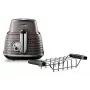 De'Longhi Scultura CTZ2103BG 2-schijfs toaster, 900 W, champagnegoud