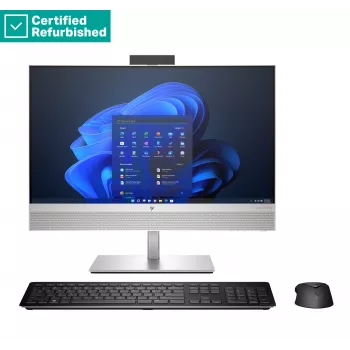 RENEW SILVER HP Elite 840 G9 AIO All-in-One 24 - i5-14600, 16GB, 512GB SSD, 23,8 inch FHD Non-Touch AG, in hoogte verstelbaar, Win 11 Pro, 1 jaar