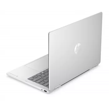 HP OmniBook 5 Flip NG AI 14-km0001nnx - Ultra 7 355, 32GB LPDDR5X 7467 on-board, 512GB, Touch/14,0 2K (1920x1200) OLED, Glacier Silver DF+ AI-logo - 5MP IR TNR, zonder 65W AC-adapter, Win 11 Home, 1 jaar