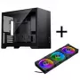PHANTEKS XT M3 pc-behuizing, mini-behuizing + D30 PWM Regular Airflow D-RGB ventilator, 3-pack, zwart