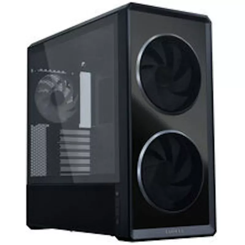 Lian Li LANCOOL 217 INF pc-behuizing bundel + HydroShift II LCD-S 360TL AIO + 3x UNI FAN SL-INF 120 Reverse Blade ventilator - zwart
