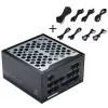 Phanteks Revolt 1200W Platinum bundel, voeding met kabelkit - zwart