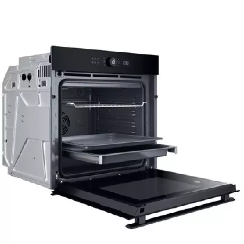 WHIRLPOOL oven WOI4S8PM1SB, zwart, energieklasse A+, 6th SENSE