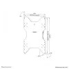 NEOMOUNTS flatscreen-wandhouder (zwenkbaar) 1 scherm zwart